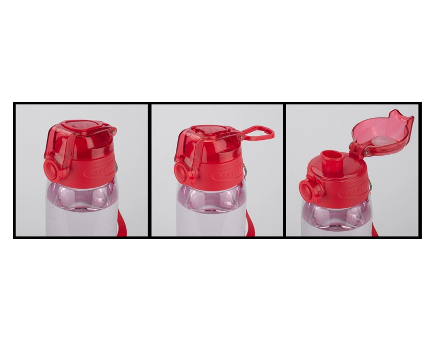 Bidon KOLTER na wodę z nadrukiem 900 ml czerwony