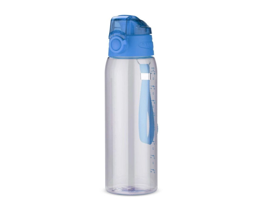 KOLTER bidon reklamowy 900 ml, niebieski z miarką