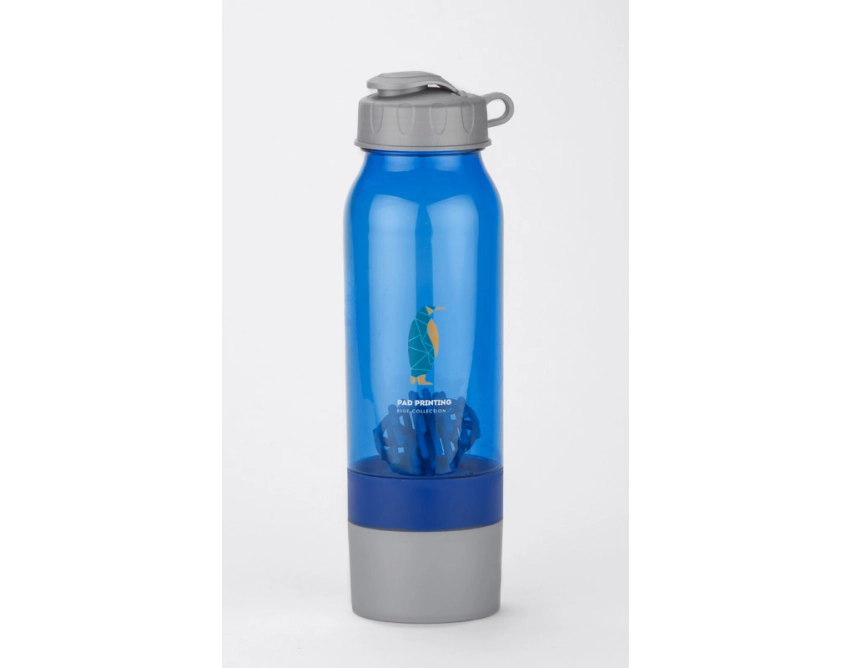 TRISHE bidon sportowy z nadrukiem 750 ml niebieski