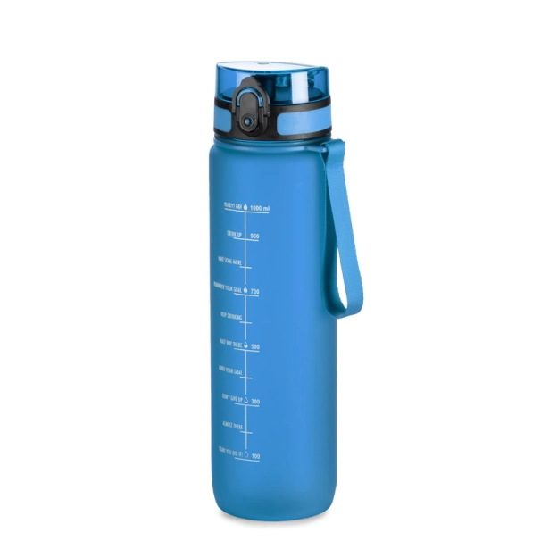 MOTIVA bidon sportowy z nadrukiem 1000 ml niebieski