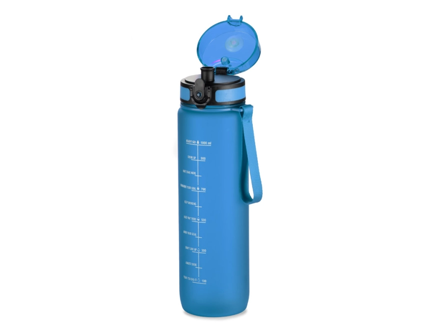 MOTIVA bidon sportowy z nadrukiem 1000 ml niebieski