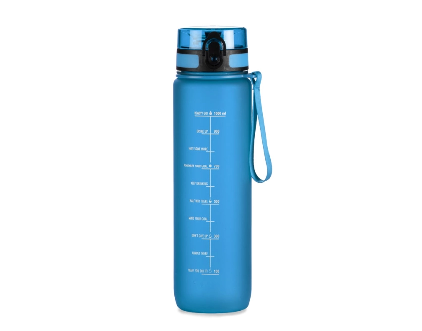 MOTIVA bidon sportowy z nadrukiem 1000 ml niebieski