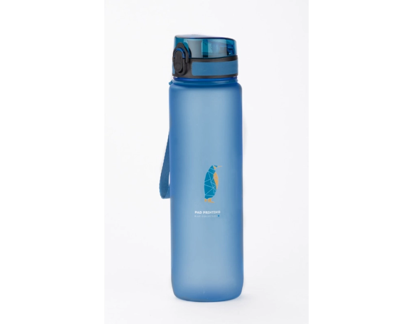 MOTIVA bidon sportowy z nadrukiem 1000 ml niebieski