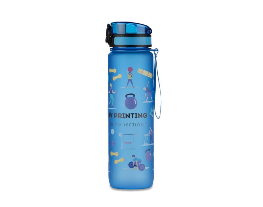 MOTIVA bidon sportowy z nadrukiem 1000 ml niebieski