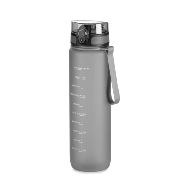 MOTIVA bidon sportowy z nadrukiem 1000 ml czarny