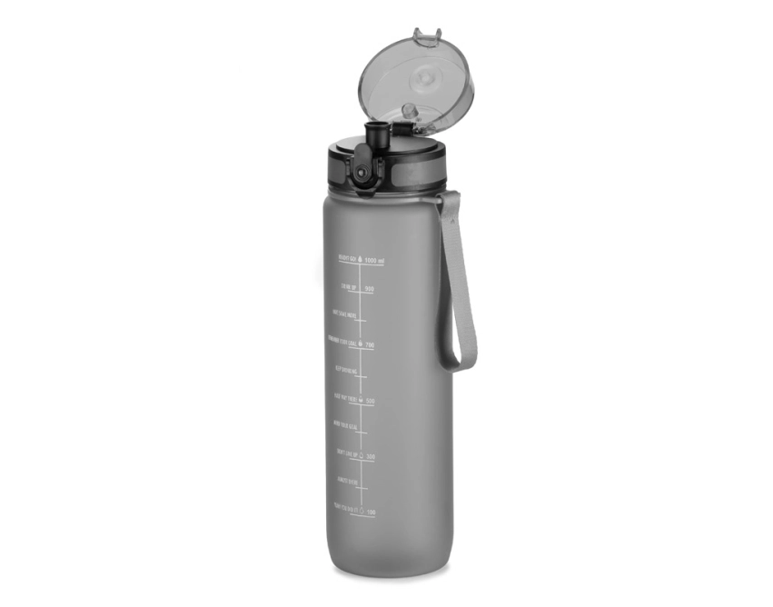 MOTIVA bidon sportowy z nadrukiem 1000 ml czarny