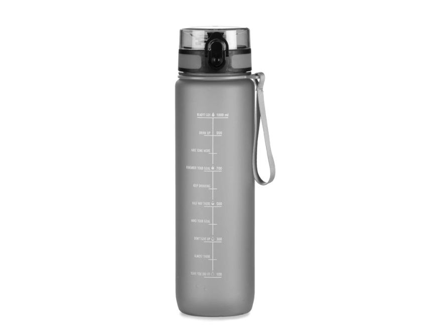 MOTIVA bidon sportowy z nadrukiem 1000 ml czarny