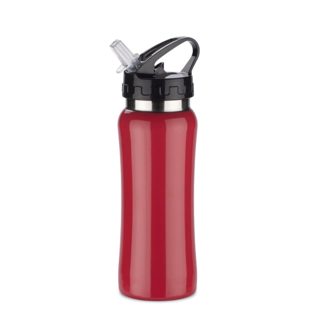 PATRO bidon sportowy z nadrukiem 600 ml czerwony