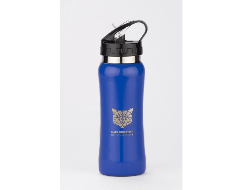 PATRO bidon sportowy reklamowy 600 ml niebieski