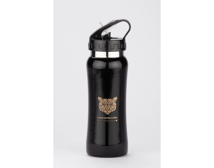 PATRO bidon sportowy reklamowy 600 ml czarny