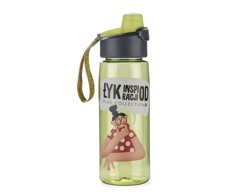 SHOT bidon sportowy z nadrukiem 750 ml jasnozielony