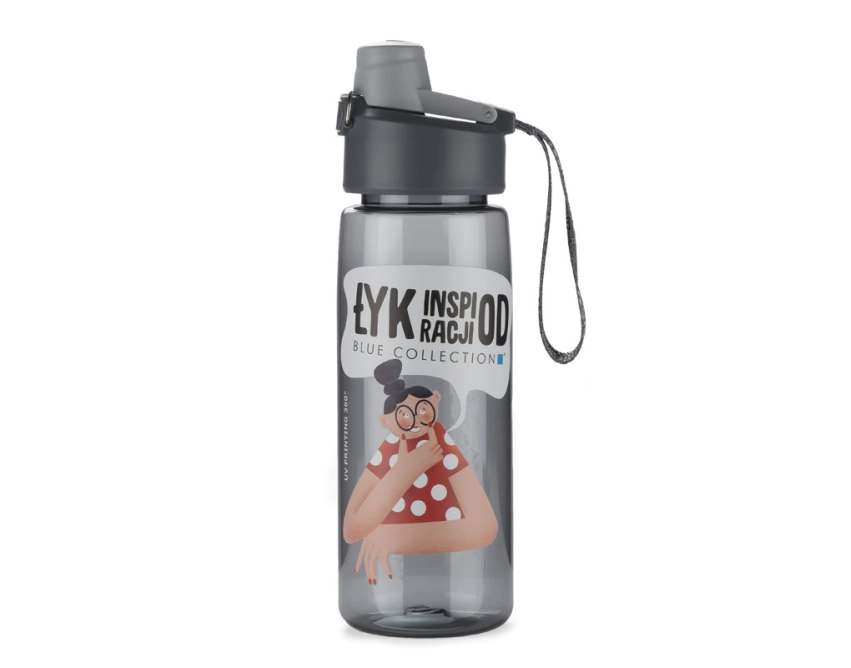 SHOT bidon sportowy z nadrukiem 750 ml szary
