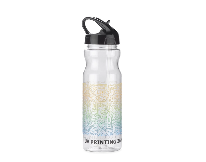 TRANCE bidon sportowy z nadrukiem PETG 700 ml