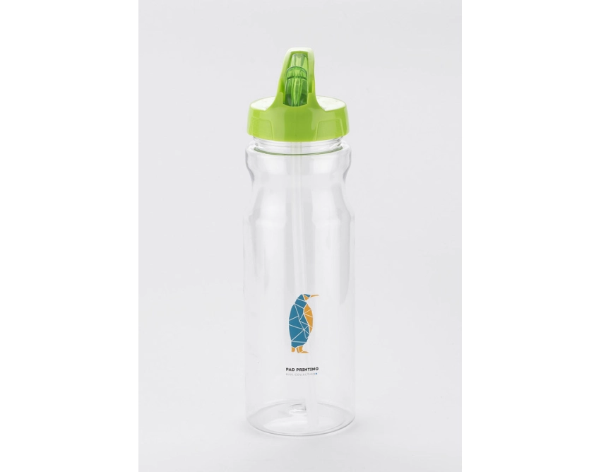 TRANCE bidon sportowy z nadrukiem 700 ml jasnozielony