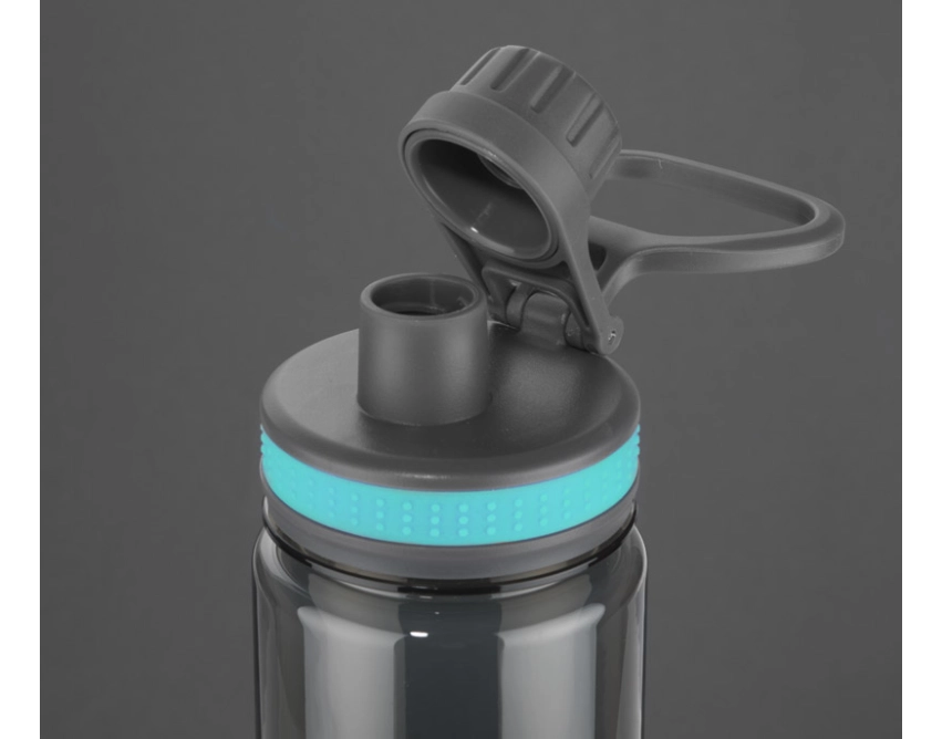 GREY bidon sportowy z nadrukiem 700 ml błękitny
