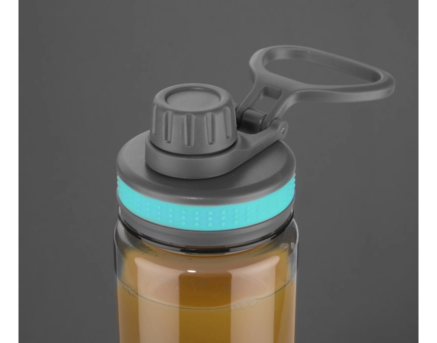 GREY bidon sportowy z nadrukiem 700 ml błękitny