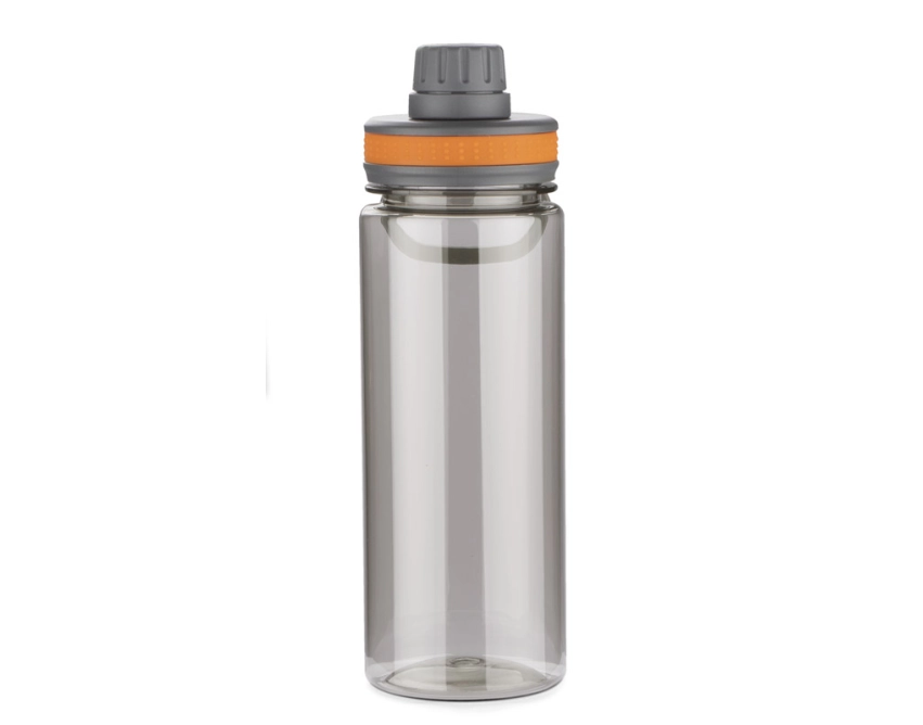 GREY butelka sportowa z logo 700 ml, pomarańczowa