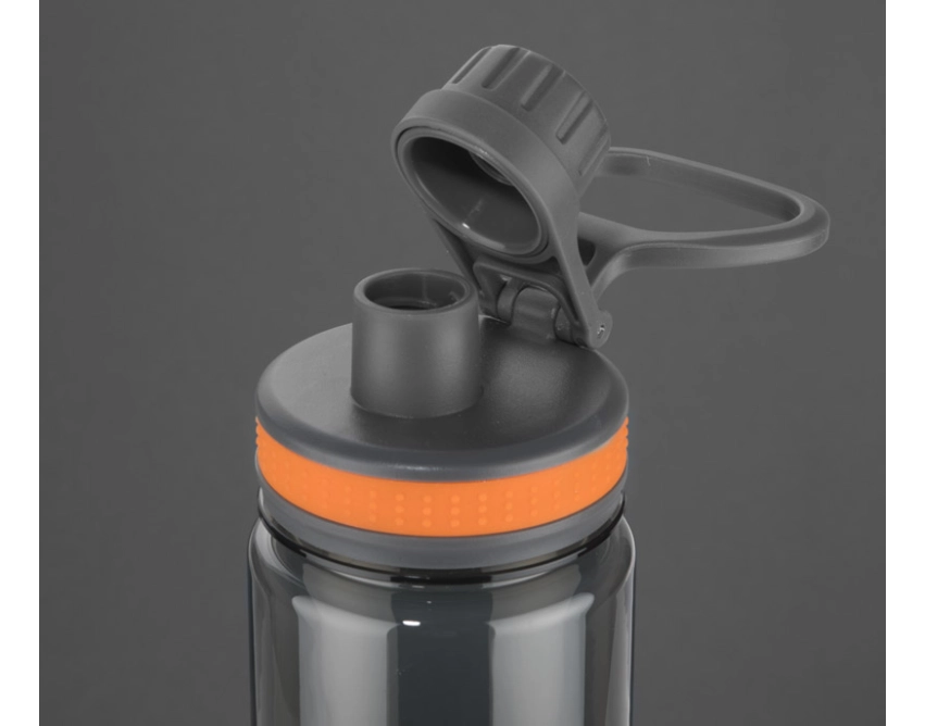GREY butelka sportowa z logo 700 ml, pomarańczowa