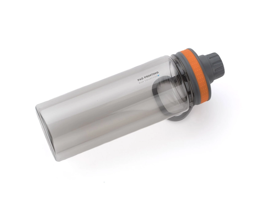 GREY butelka sportowa z logo 700 ml, pomarańczowa