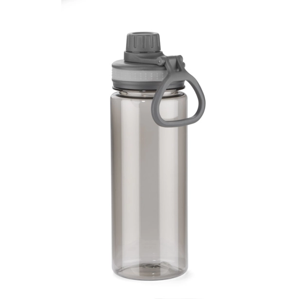 GREY bidon sportowy z nadrukiem 700 ml, szary