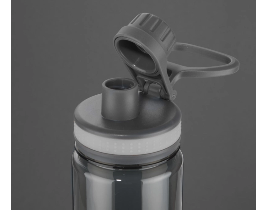 GREY bidon sportowy z nadrukiem 700 ml, szary