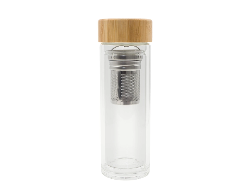 Helen butelka z zaparzaczem 400 ml transparentna