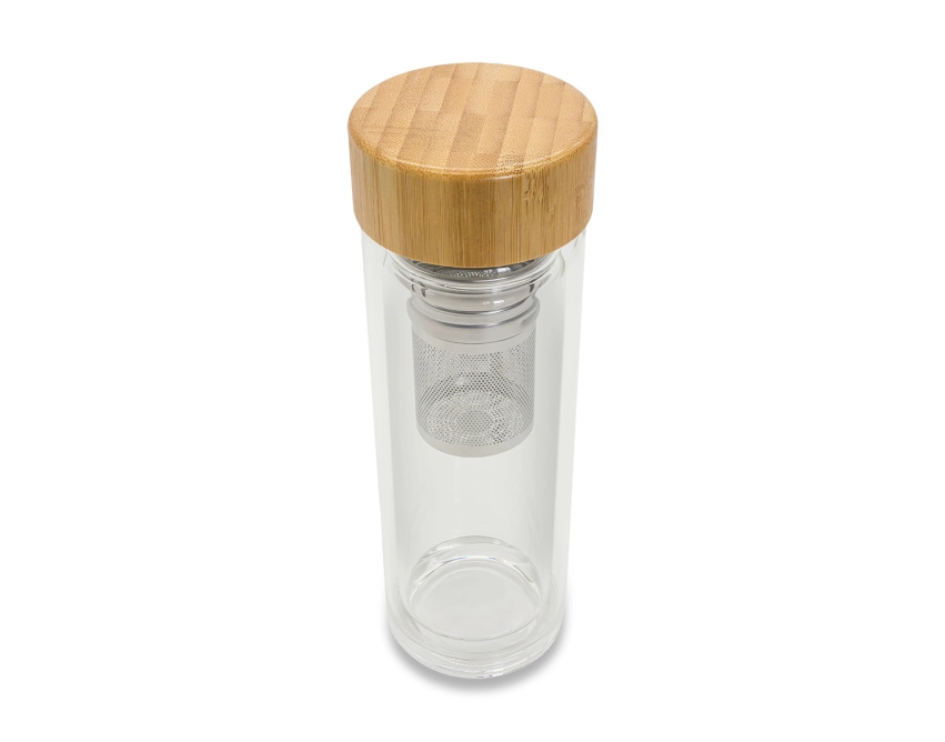 Helen butelka z zaparzaczem 400 ml transparentna