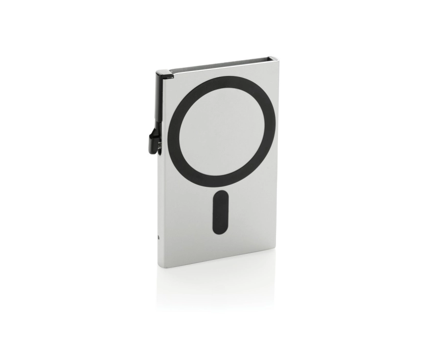 Osłona na kartę RFID z aluminium i ABS z logo