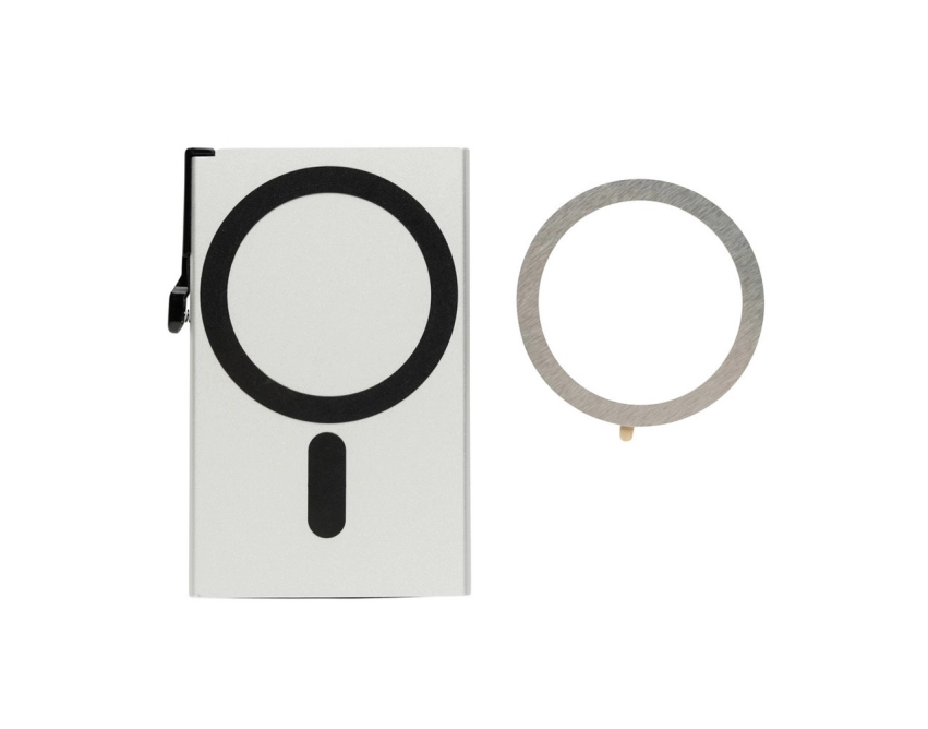 Osłona na kartę RFID z aluminium i ABS z logo