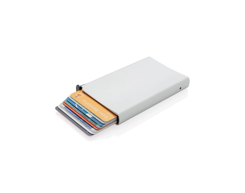 Aluminiowa osłona na kartę RFID z bocznym suwakiem