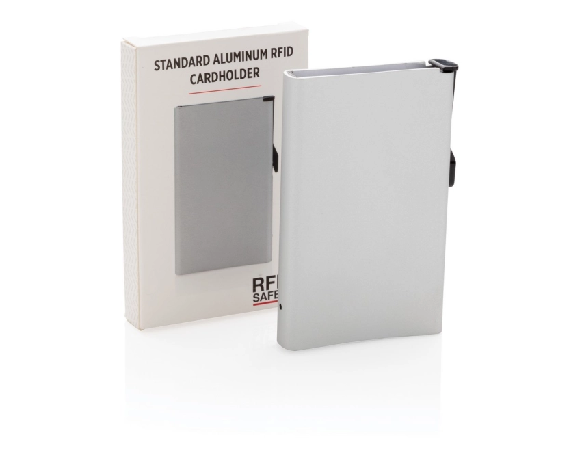 Aluminiowa osłona na kartę RFID z bocznym suwakiem