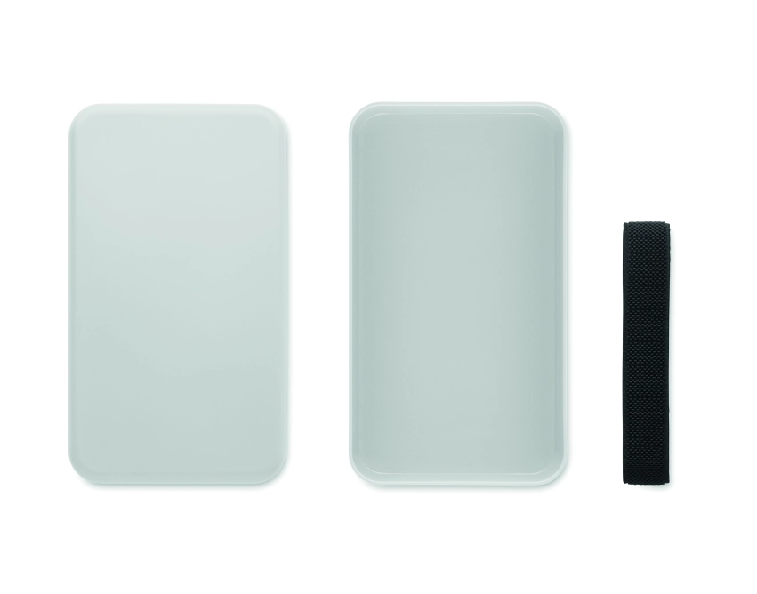 Bruss lunchbox z nadrukiem 750 ml, szary z PP