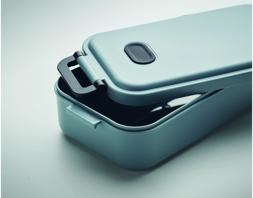 Indus lunchbox z nadrukiem 800 ml w szarym kolorze