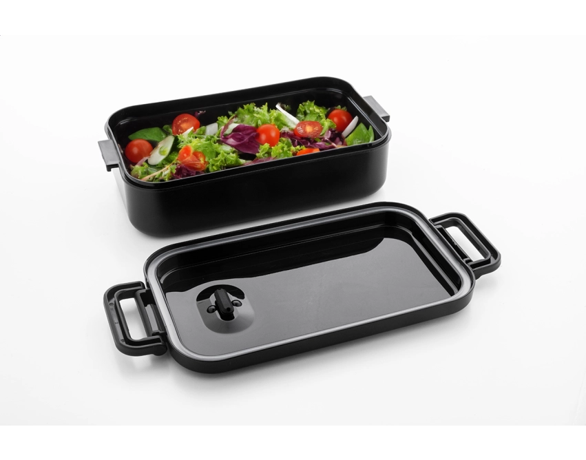 Steamo lunchbox z logo 1000 ml czarny matowy