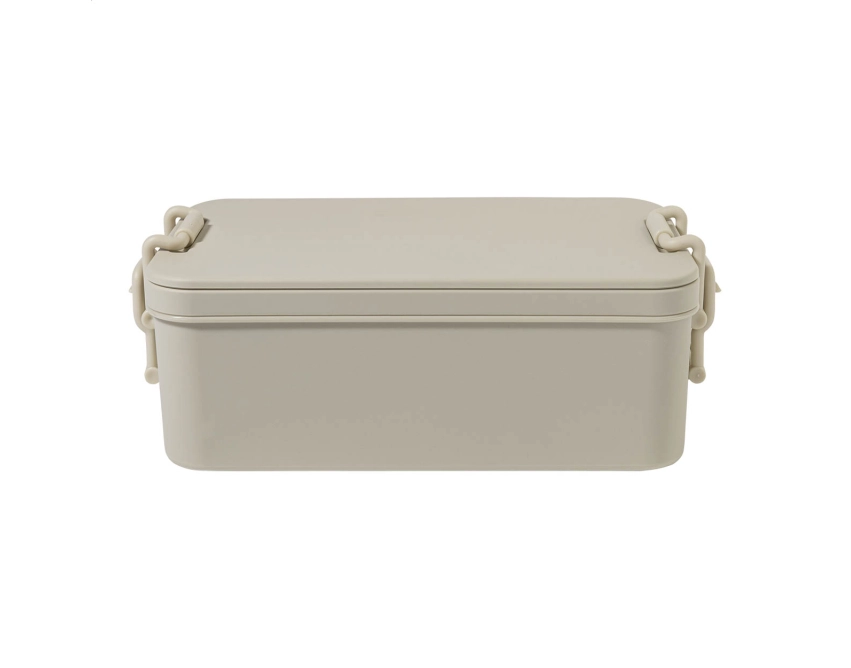 Duplox lunchbox z logo naturalny 1000 i 800 ml