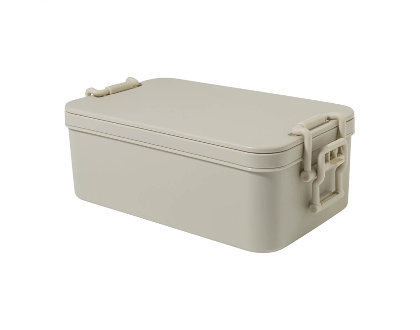 Duplox lunchbox z logo naturalny 1000 i 800 ml
