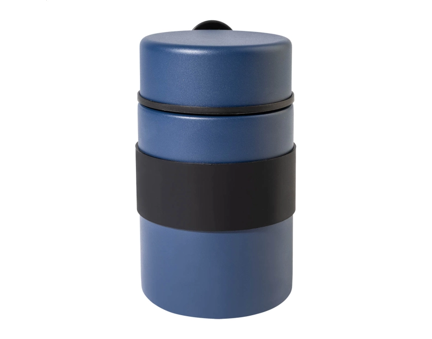 Termiczny lunchbox z logo 450 ml ciemnoniebieski