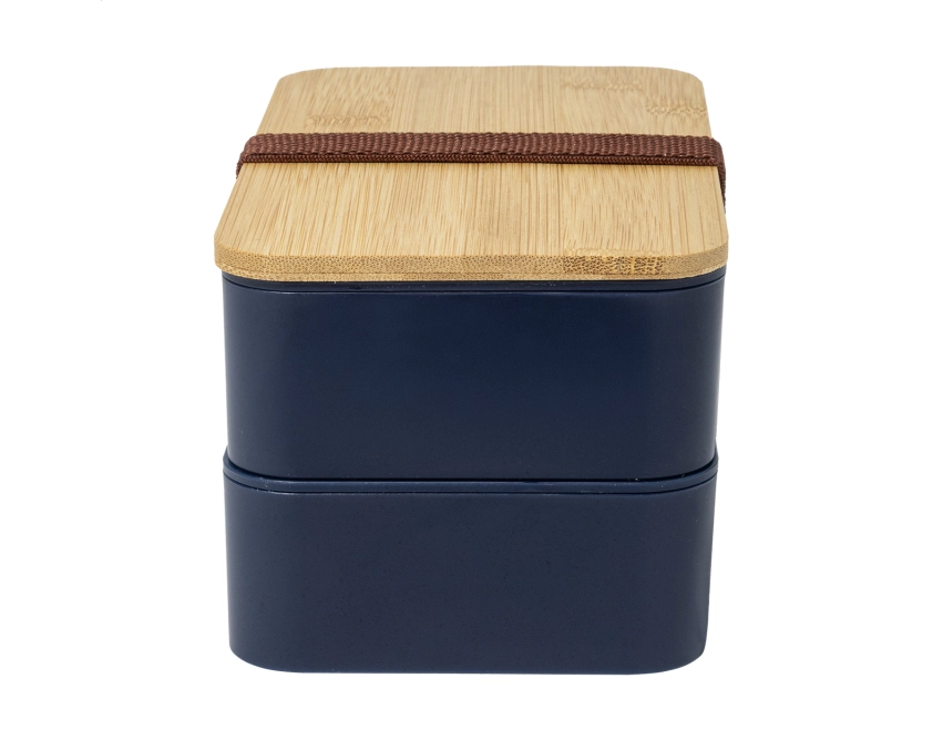 Satay lunchbox z nadrukiem 1400 ml ciemnoniebieski