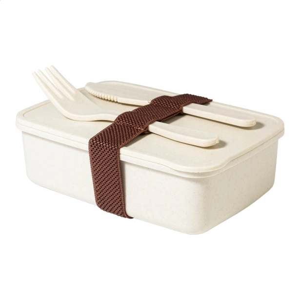 Lunchbox z logo 700 ml w naturalnym kolorze