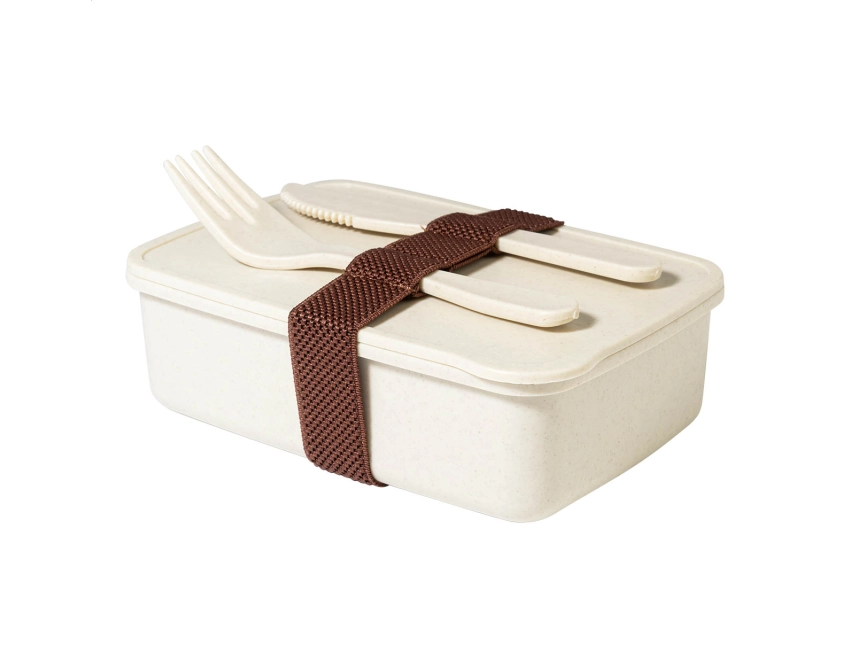 Lunchbox z logo 700 ml w naturalnym kolorze