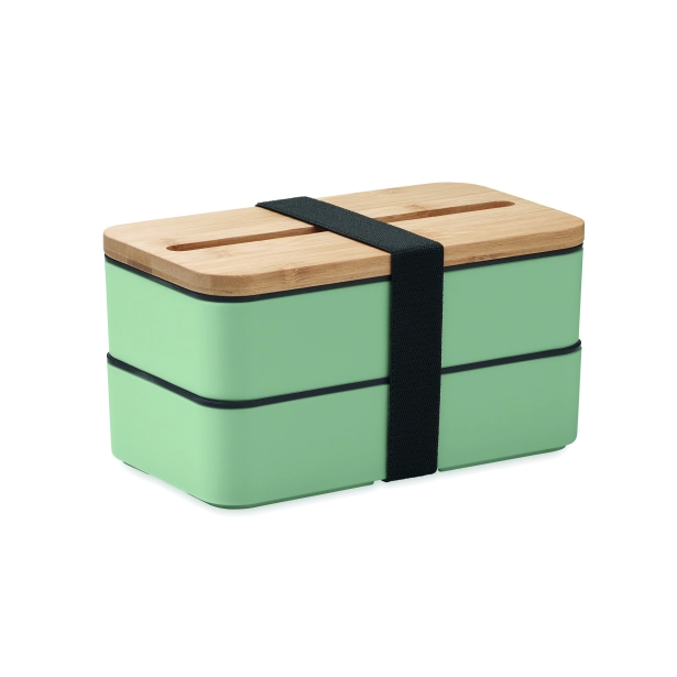Wint lunchbox z logo 800 ml, miętowa zieleń