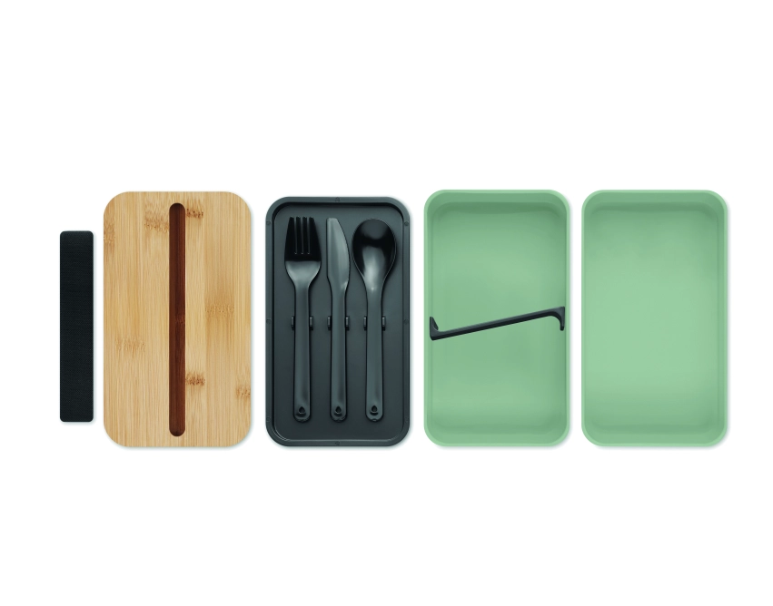 Wint lunchbox z logo 800 ml, miętowa zieleń