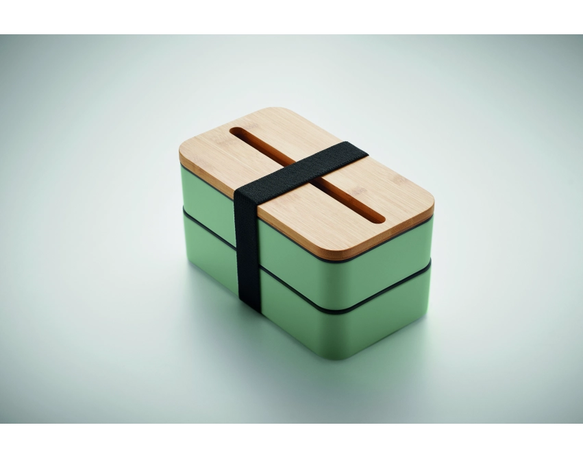 Wint lunchbox z logo 800 ml, miętowa zieleń