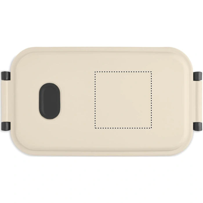 Schemat znakowania dla Doming - DO1 na gadżecie: Indus lunchbox z logo 800 ml, beżowy z klamrami