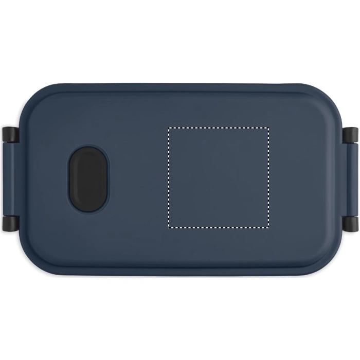 Schemat znakowania dla Etykieta - DL na gadżecie: Indus lunchbox z logo 800 ml – francuski granat