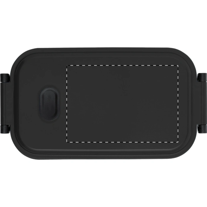 Schemat znakowania dla Sitodruk - S2 na gadżecie: Steamo lunchbox z logo 1000 ml czarny matowy