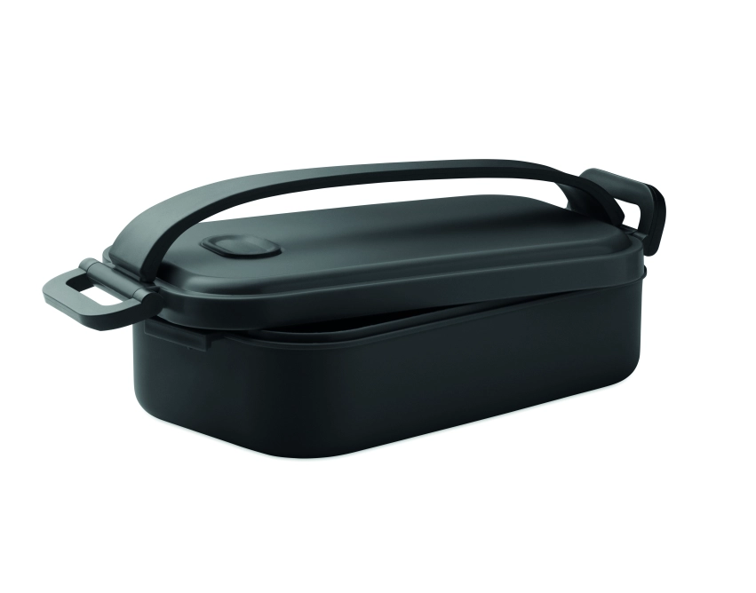 Lunchbox Sarnie 800 ml czarny z logo firmy