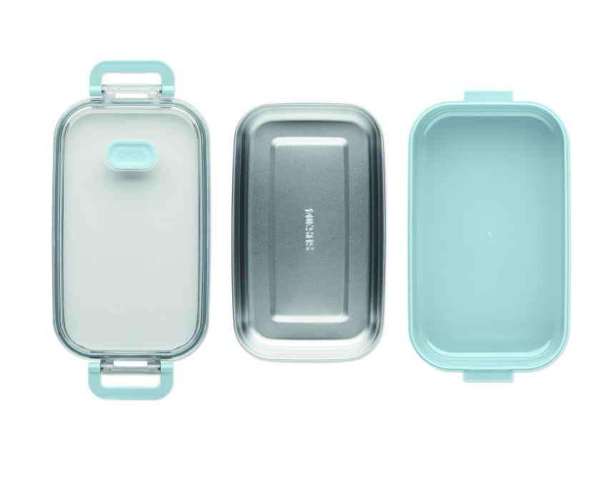 Hoagie lunchbox z logo 750 ml w kolorze baby blue