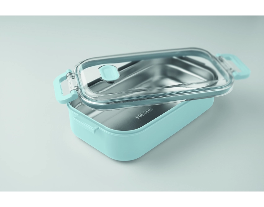 Hoagie lunchbox z logo 750 ml w kolorze baby blue