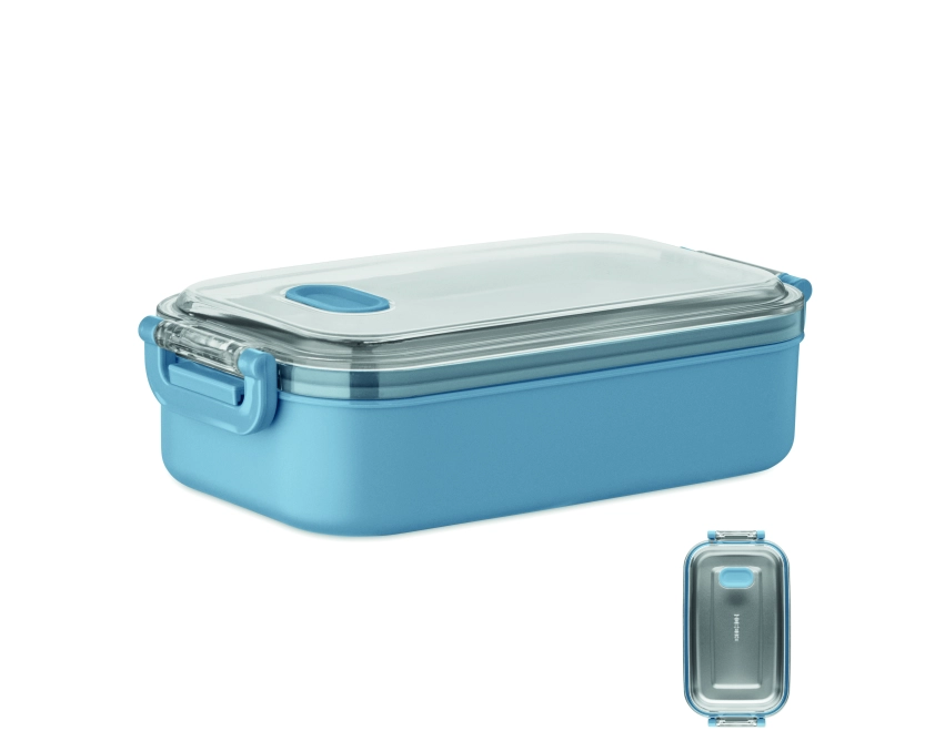 Hoagie lunchbox z logo 750 ml w kolorze petrol